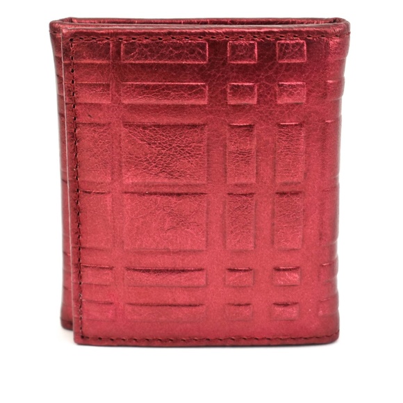 Burberry Accessories - BURBERRY Metallic Heritage Check Travel Frame mo